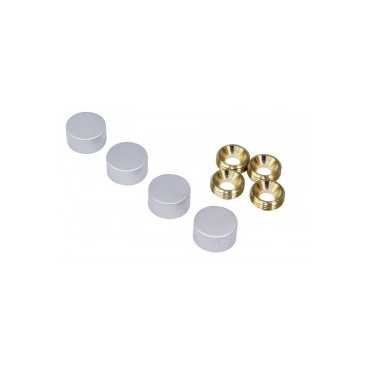 Pack 4x Tapa Cromada | Tapas de Tornillos