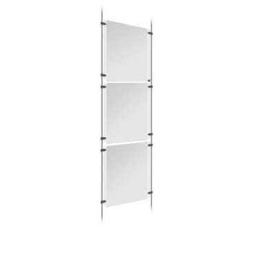 carpetas colgantes|sistema de suspensión|sistema de cable|organizador vertical|display de tienda