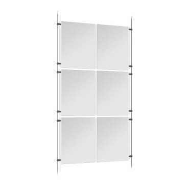 carpetas colgantes|sistema de suspensión|sistema de cable|organizador vertical|display de tienda