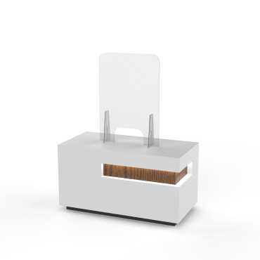 Protección mostrador acrílico | ventana de servicio | panel covid