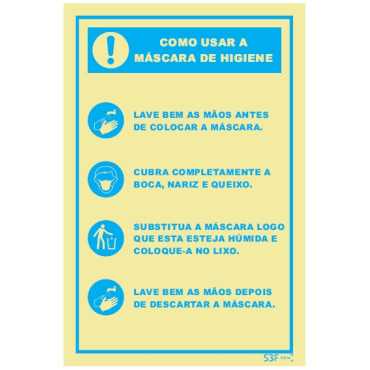 Cómo utilizar la máscara de higiene