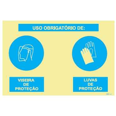 Uso obligatorio de guantes y mascarilla