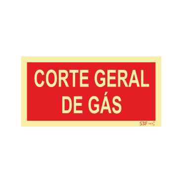 Señal general de corte de gas