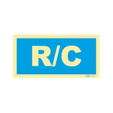 Señalización fotoluminiscente|Rótulo informativo, planta baja