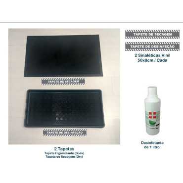 Tapete para eliminar bacterias y virus de tus zapatos