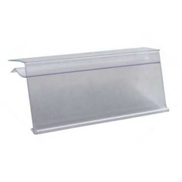 Perfil portaprecios de vidrio transparente 39*1320 mm