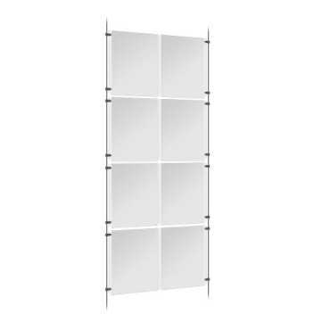 carpetas colgantes|sistema de suspensión|sistema de cable|organizador vertical|display de tienda