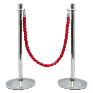 cadena separadora de cola | postes separadores de cuerda|poste con cinta retráctil|postes de cinta|postes con cuerda|poste delim
