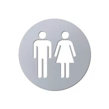 señalización de aseos de acero inoxidable | Señalización donde comprar