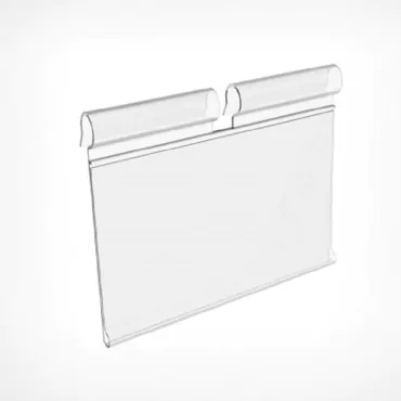portaprecios para gancho transparente 39*65 mm