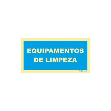 Señal de información, Equipo de limpieza
