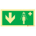 Señalización Fotoluminiscente|Salida de Emergencia|Señalización de Seguridad| Señal de ducha de emergencia