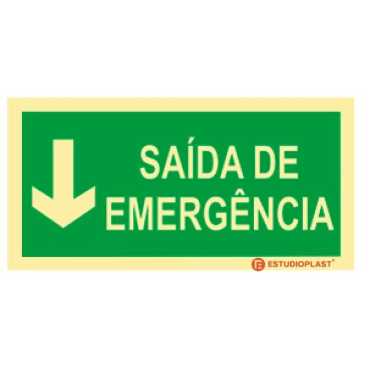 Señalización fotoluminiscente|Salida de emergencia|Señalización de seguridad|Señal de salida de emergencia baja