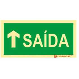 Señalización fotoluminiscente|Salida de emergencia|Señalización de seguridad|Señal de salida