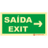 Señalización Fotoluminiscente|Salida de Emergencia|Señalización de Seguridad|Señal de Salida / Salida Derecha