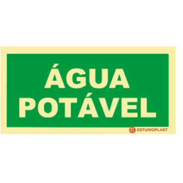 Señalización Fotoluminiscente|Salida de Emergencia|Señalización de Seguridad| Signo de agua potable