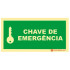 Señalización Fotoluminiscente|Salida de Emergencia|Señalización de Seguridad| Señal de llave de emergencia