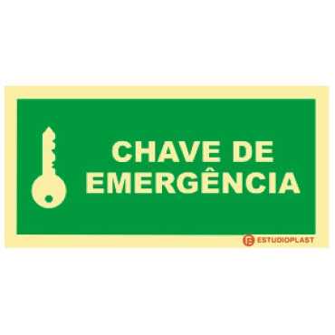 Señalización Fotoluminiscente|Salida de Emergencia|Señalización de Seguridad| Señal de llave de emergencia