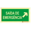 Señal de salida de emergencia subir a la derecha
