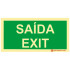 Señalización fotoluminiscente|Salida de emergencia|Señalización de seguridad|Señal de salida | Salida