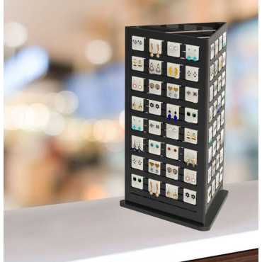 expositor de joyas giratorio | expositores de acrílico para bisutería, orfebrería, pendientes, collares