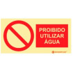 Sinalização proibição ❘ Sinal de proibido utilizar água