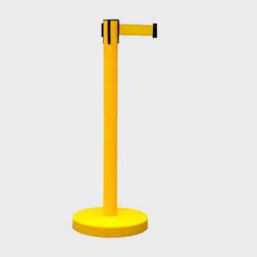 Barrera delimitadora|Gestor de colas|Poste con cinta retráctil|Poste separador con cinta extensible|Cintas de aeropuerto|Poste c