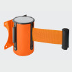 Cinta extensible naranja 3m con soporte naranja