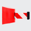 Enrollador de pared - cinta roja/blanca 3m