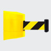 Enrollador de pared - cinta amarilla/negra 3m