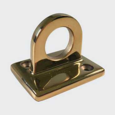 Soporte de pared para montaje de cuerda - dorado