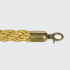 Cuerda entrelazada amarilla - oro