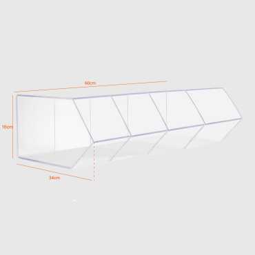 contenedor de alimento|organizador de alimentos|caja para almacenar alimentos|display con compartimentos| 4 divisiones