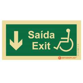 Señal de Salida, Salida para personas con discapacidad o movilidad reducida