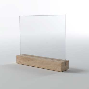 portamenús de sobremesa|porta cartas de mesa|display para menús de mesa|expositor horizontal tienda