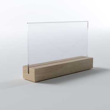 portamenús de sobremesa|porta cartas de mesa|display para menús de mesa|expositor horizontal tienda
