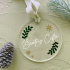 Bola acrílica para árbol de Navidad - Personalizada con nombre | adornos