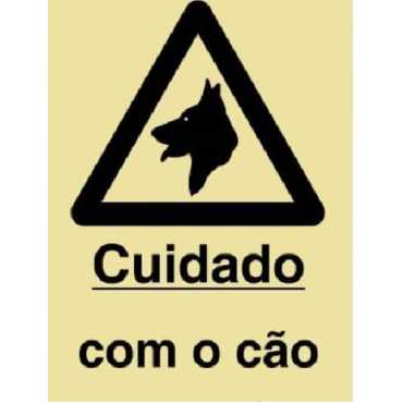 Señal de peligro - "Cuidado con el Perro"