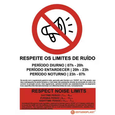 SEÑAL - Ley de Ruido / Ruido Alojamiento local