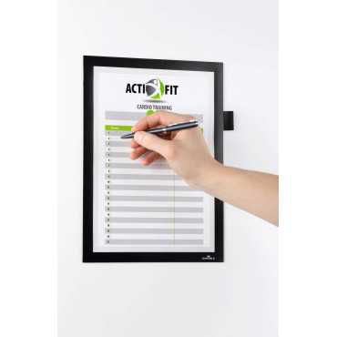 Marco magnético A4|Exposición de documentos A4|autoadhesivo|Porta documentos de oficina|Soporte de notas A4