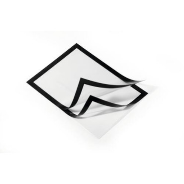 DURAFRAME A4|Marco magnético|Exposición de documentos|Señalización de doble cara|Marco reutilizable para vidrio