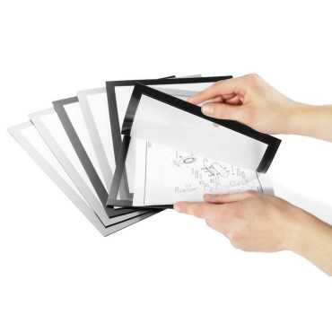 Funda de comunicación|Señalización flexible A4|Tablón de anuncios reutilizable A4