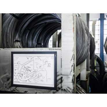 Funda de comunicación|Señalización flexible A4|Tablón de anuncios reutilizable A4