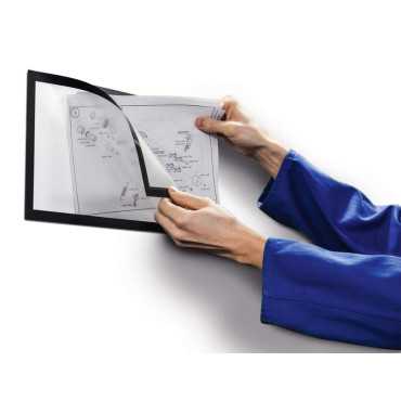 Funda de comunicación|Señalización flexible A4|Tablón de anuncios reutilizable A4