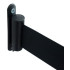 Fijador de correa de pared negro en ABS SS