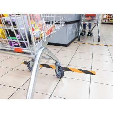 Cinta de marcación de suelo DURALINE® 50/05 removible 15 metros