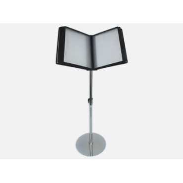 Álbum de plástico A4 con soporte de menú de metal ajustable