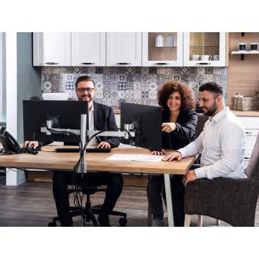 Soporte de monitor PRO para 2 pantallas, soporte de mesa