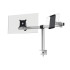 Soporte de monitor PRO para 1 pantalla y 1 tableta, abrazadera de mesa