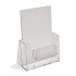 Porta-tarjetas de visita porta folletos|tarjetero vertical p mesa|portatarjetas comercial de acrílico